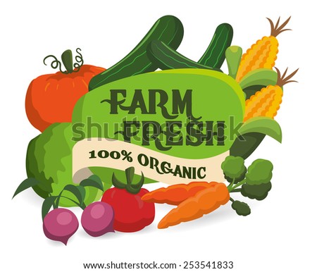 farm fresh design, vector illustration eps10 graphic 