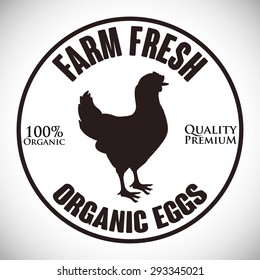 Farm Fresh digital design, vector illustration 10 eps graphic