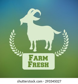 Farm Fresh digital design, vector illustration 10 eps graphic