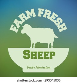 Farm Fresh digital design, vector illustration 10 eps graphic