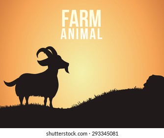 Farm Fresh digital design, vector illustration 10 eps graphic