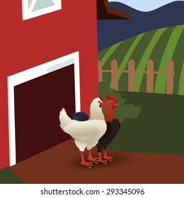 Farm Fresh digital design, vector illustration 10 eps graphic