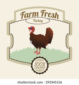 Farm Fresh digital design, vector illustration 10 eps graphic