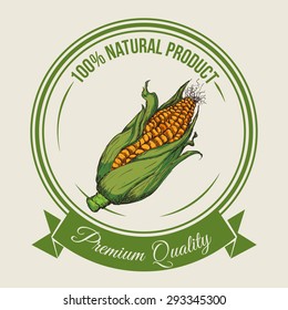 Farm Fresh digital design, vector illustration 10 eps graphic
