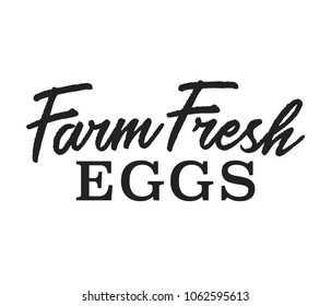 Farm Fresh Eggs Fresh Eggs Banner Stock Vector (Royalty Free ...