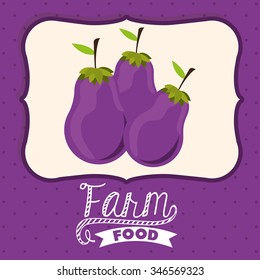 farm fresh food design, vector illustration eps10 graphic 