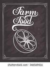 farm fresh food design, vector illustration eps10 graphic 