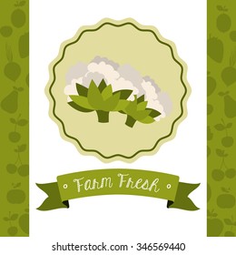 farm fresh food design, vector illustration eps10 graphic 