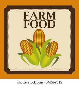 farm fresh food design, vector illustration eps10 graphic 