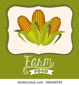 farm fresh food design, vector illustration eps10 graphic 