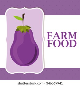 farm fresh food design, vector illustration eps10 graphic 