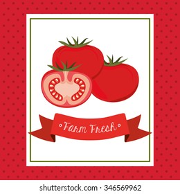 farm fresh food design, vector illustration eps10 graphic 