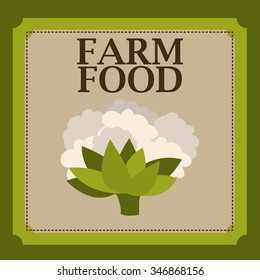 farm fresh food design, vector illustration eps10 graphic 