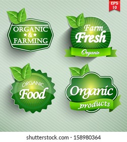 Farm fresh food label, badge or seal