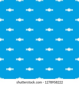 Farm fresh food pattern vector seamless blue repeat for any use
