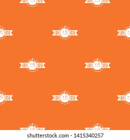 Farm fresh food pattern vector orange for any web design best