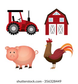 Farm fresh graphic design, vector illustration eps10