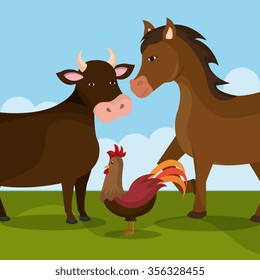 Farm fresh graphic design, vector illustration eps10