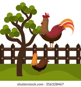 Farm fresh graphic design, vector illustration eps10