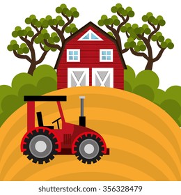 Farm fresh graphic design, vector illustration eps10