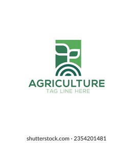 Farm fresh green leafy food label design