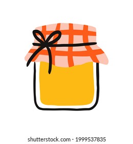 Farm fresh honey jar bee pot comb natural healthy food production. Beehive and wax. Sticky ingredient dessert.