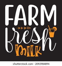 farm fresh milk vector file