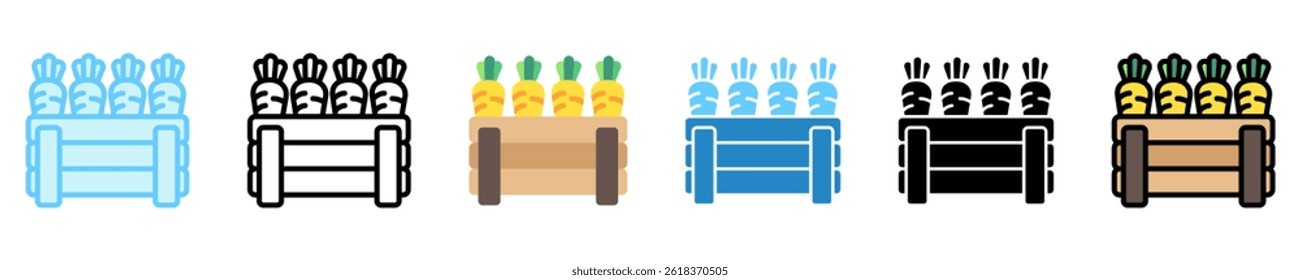 Farm Fresh multi style, mini illustration icon. use for modern concept, print, UI, UX kit, web and app development. Vector EPS 10, related to business, green industry, eco friendly and economy .