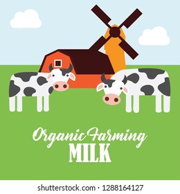 farm fresh organic foods. organic concept. vector illustration