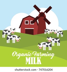 farm fresh organic foods. organic concept. vector illustration