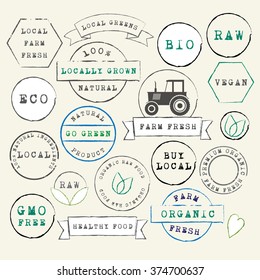 Farm Fresh Organic Stamps Set