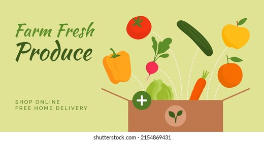 Farm Fresh Produce Delivery At Home: Fresh Vegetables And Fruits Added To The Online Order