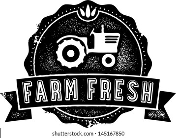 Farm Fresh Product Label or Stamp