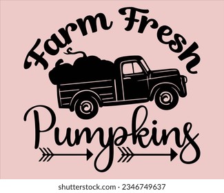 Farm Fresh Pumpkins Svg Design,Pumpkin Svg Design,Fall Design,Fall Svg Designs, Fall Sign, Cut File,Svg files for cricut,Pumpkin Svg 