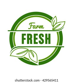 Farm Fresh Typographic Vector Design