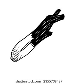 Farm Green Scallion Icon, True Black Icon