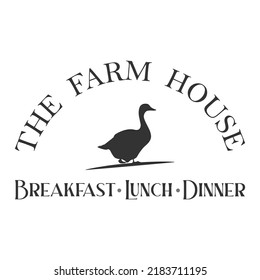 The farm house breakfast lunch dinner