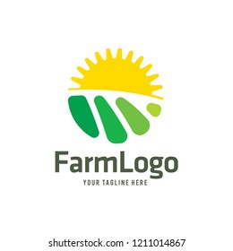 Farm House concept logo vector.