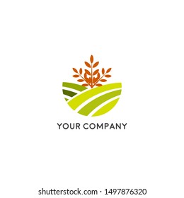 Farm House concept logo vector