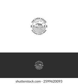 Farm house Logo design template