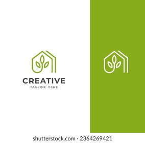Farm house, Farm logo template icon design.