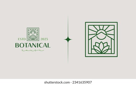 Farm House Logo Template. Universal creative premium symbol. Vector illustration. Creative Minimal design template. Symbol for Corporate Business Identity