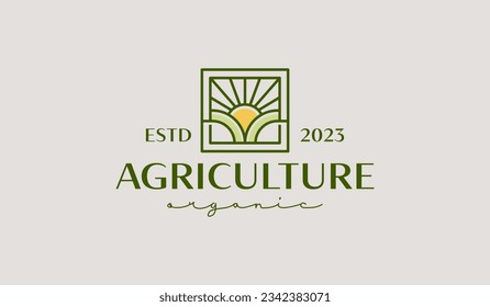 Farm House Logo Template. Universal creative premium symbol. Vector illustration. Creative Minimal design template. Symbol for Corporate Business Identity