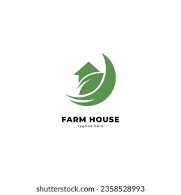 farm house logo vector template.