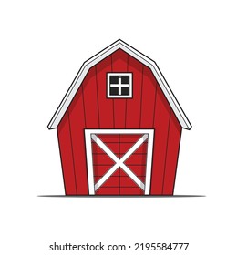 Farm house stock vector illustration