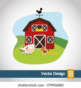 Farm icon design 
