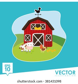 Farm icon design 