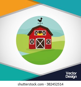 Farm icon design 