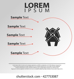 farm icon. farm infographics template