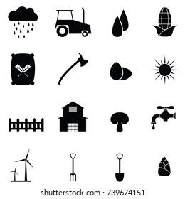 farm icon set